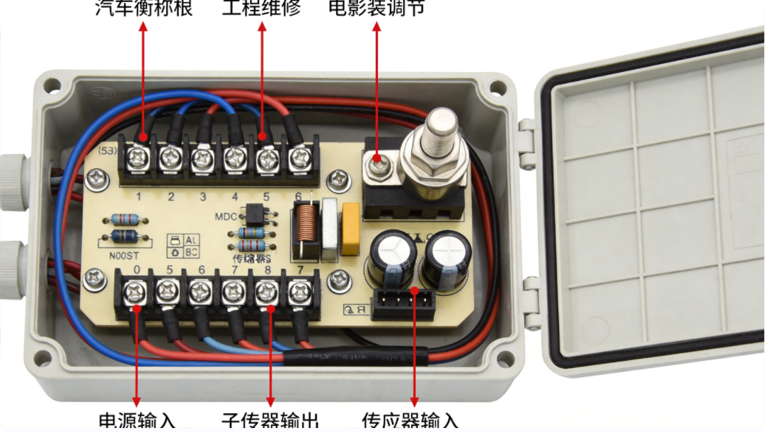 数字汽车衡接线盒检查