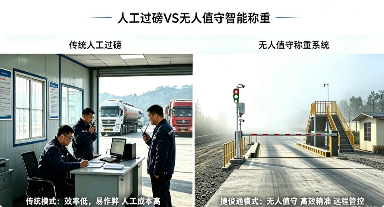 矿山无人值守称重系统现场应用图